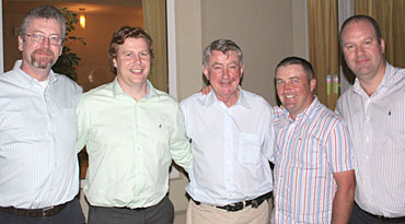 Kentz with Damien McGrane